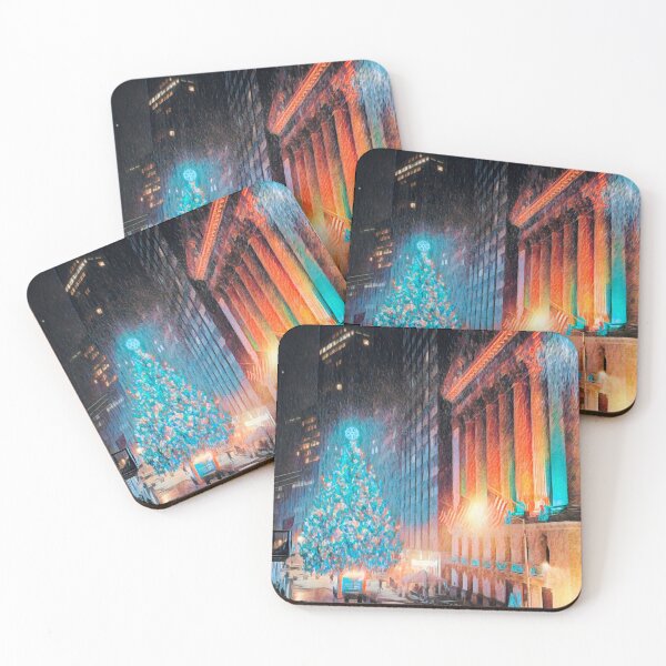 Item preview, New York Christmas Streets designed and sold by Sofia-Draws.