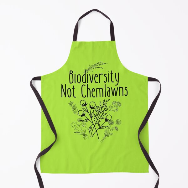 Item preview, Biodiversity Not Chemlawns Black Text Design designed and sold by EarthArtDesigns.