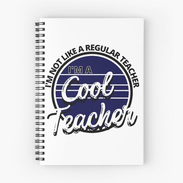 Item preview, I'm Not Like a Regular Teacher I'm a Cool Teacher Retro Royal Blue - by Boo-da-chay designed and sold by Boo-da-chay.