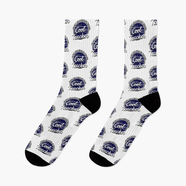 Item preview, I'm Not Like a Regular Teacher I'm a Cool Teacher Retro Royal Blue - by Boo-da-chay designed and sold by Boo-da-chay.