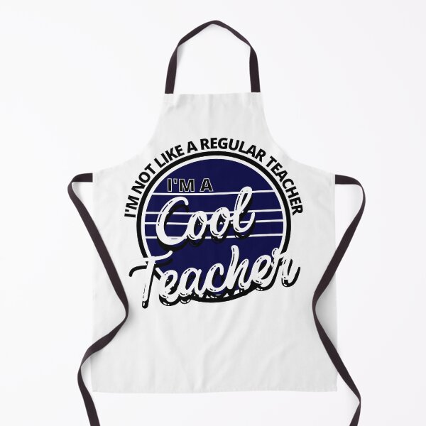 Artikelvorschau, Ich bin kein normaler Lehrer, ich bin ein cooler Lehrer Retro-Königsblau - von Boo-da-chay entworfen und verkauft von Boo-da-chay.