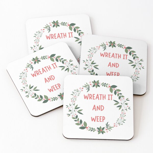 Item preview, Wreath it and Weep Pun designed and sold by Pun Intended.