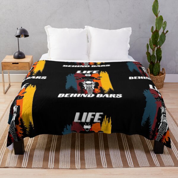 Item preview, Life Behind Bars Funny Motorcycle Bike, Cool Biker designed and sold by InkItStudio.