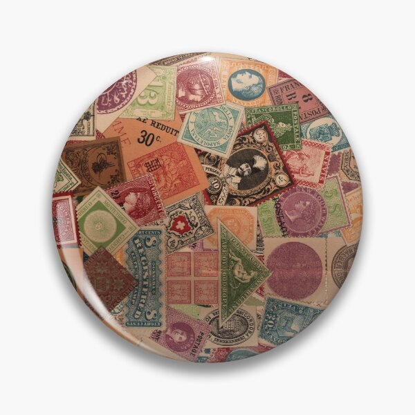 Item preview, Vintage Postage Stamp Collage - Circa 1895 designed and sold by DigitalEffects.