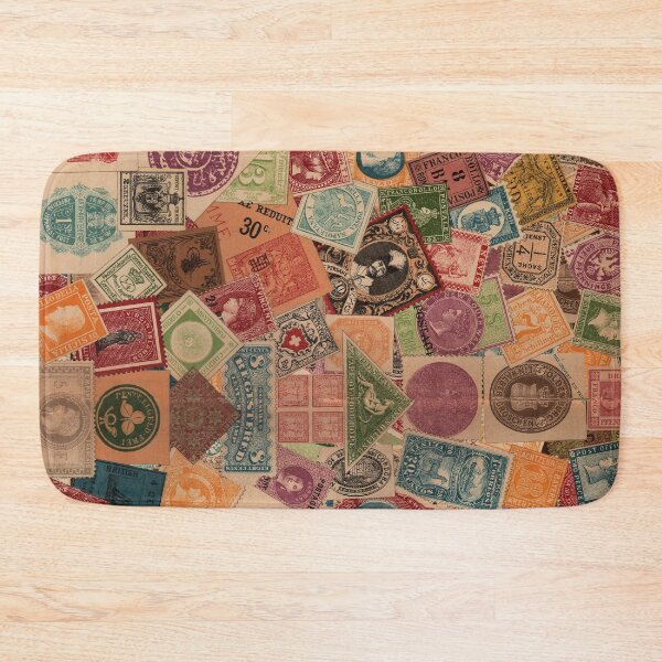 Item preview, Vintage Postage Stamp Collage - Circa 1895 designed and sold by DigitalEffects.