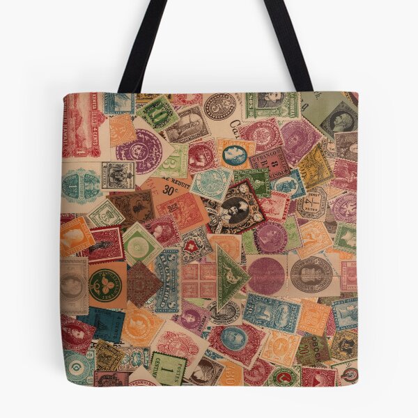 Item preview, Vintage Postage Stamp Collage - Circa 1895 designed and sold by DigitalEffects.