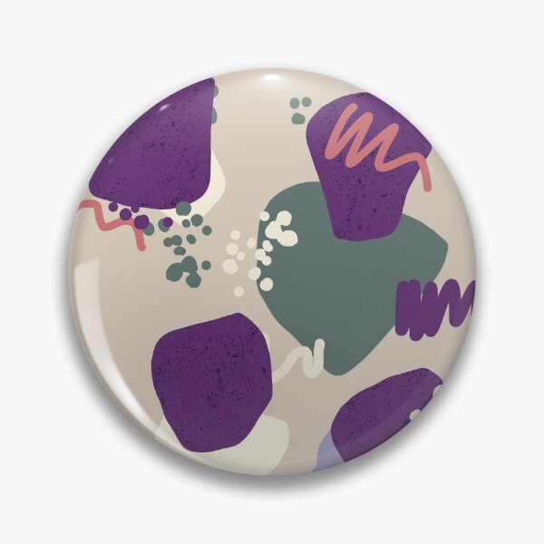 Artikelvorschau, Abstrakte Formen und Linien in Violet, Salbei-Grün und Elfenbein-Weiss entworfen und verkauft von Nadezda Kravcenko.
