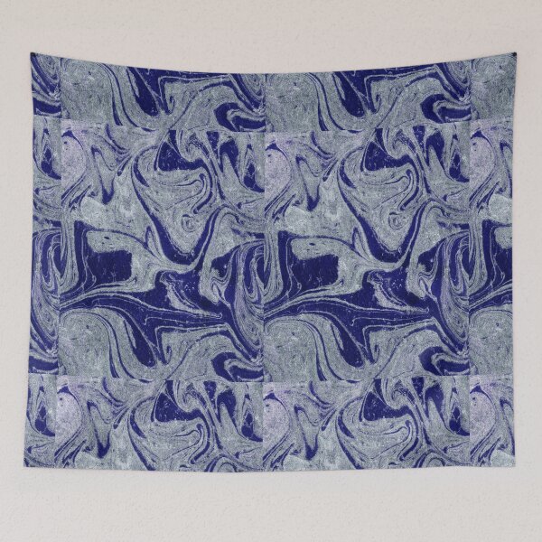 Item preview, Blue Marble Watercolor Stone Surface Texture Collection V designed and sold by Irina Sztukowski.