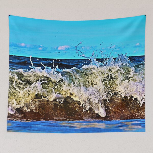 Item preview, Colorful Splashy Waves designed and sold by KaSaPo.