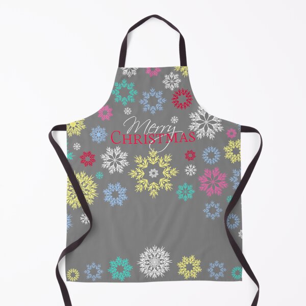 Item preview, Merry Christmas Gray Multicolored Snowflakes Idea  designed and sold by Ross-Sergey.