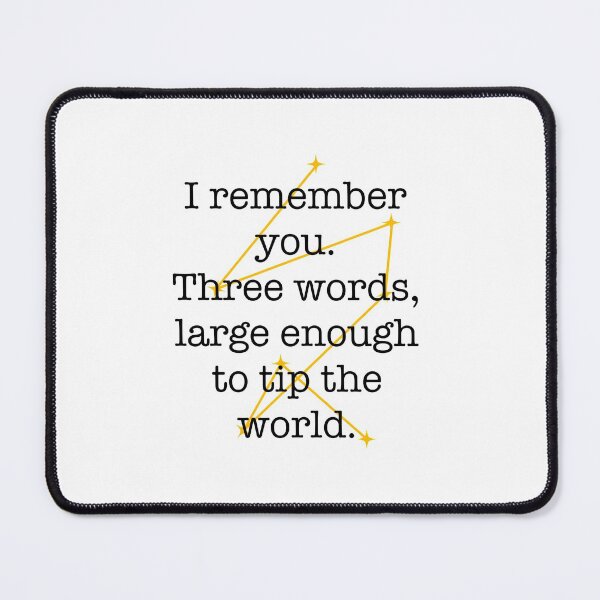 Item preview, The Invisible Life of Addie LaRue I Remember You Quote designed and sold by doodlesbyCara.
