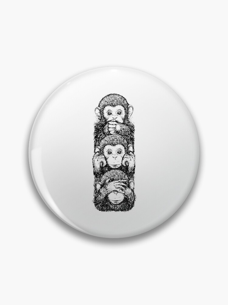 新品未開封 Wild Wise Apes 3rd world Wild Three Wise Monkeys – Arte Attic