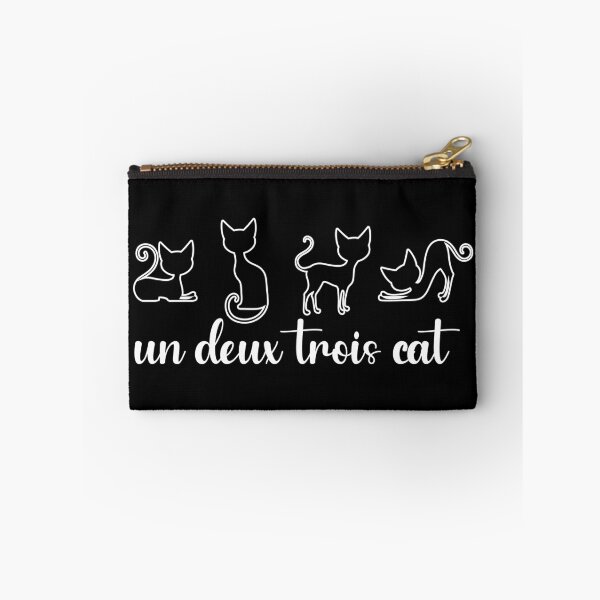 Item preview, Un Deux Trois Cat Cute Funny French Kitty Joke designed and sold by LindoPrints.