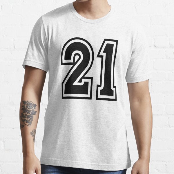 21 American Football Classic Vintage Sport Jersey Number in black