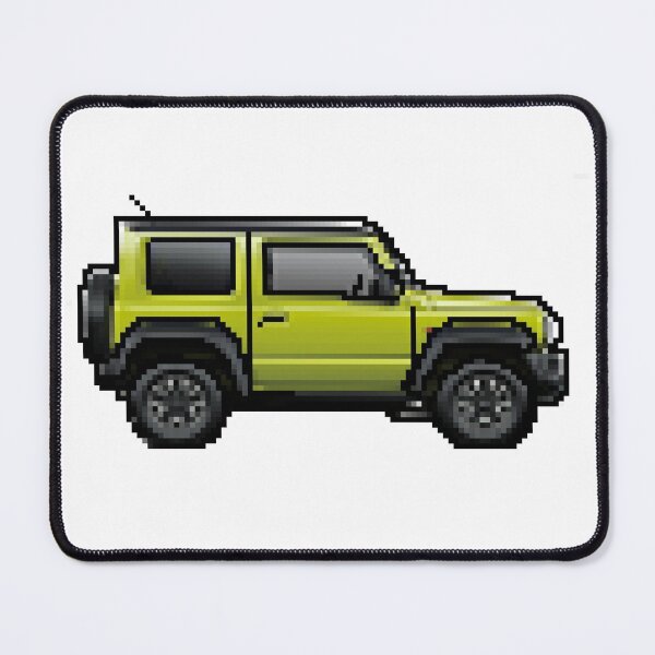 Item preview, Suzuki Jimny Pixel Art Image designed and sold by Rallyaddict.