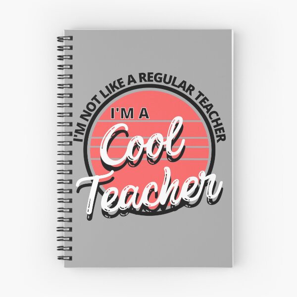 Item preview, I'm Not Like a Regular Teacher I'm a Cool Teacher Retro - by Boo-da-chay designed and sold by Boo-da-chay.