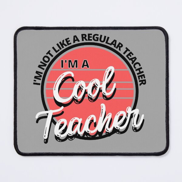 Item preview, I'm Not Like a Regular Teacher I'm a Cool Teacher Retro - by Boo-da-chay designed and sold by Boo-da-chay.