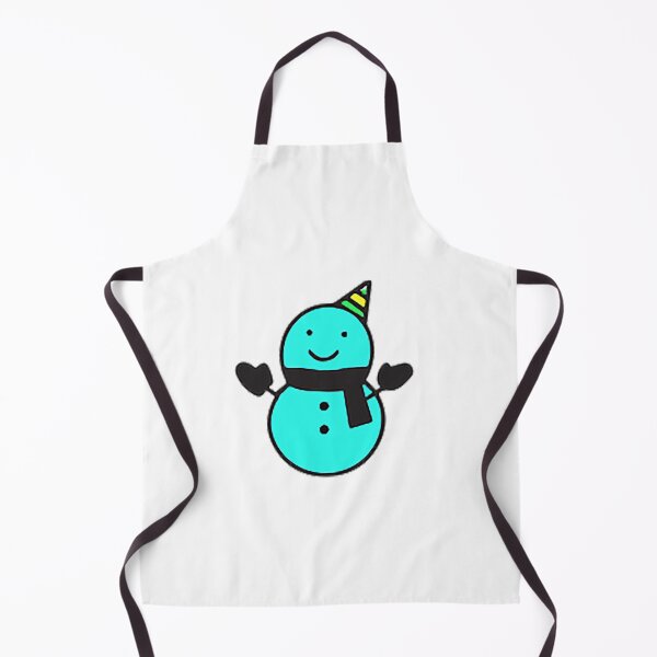 Item preview, Snowman doodle, blue snowman, christmas, winter, frosty, blizzard designed and sold by Nostrathomas66.