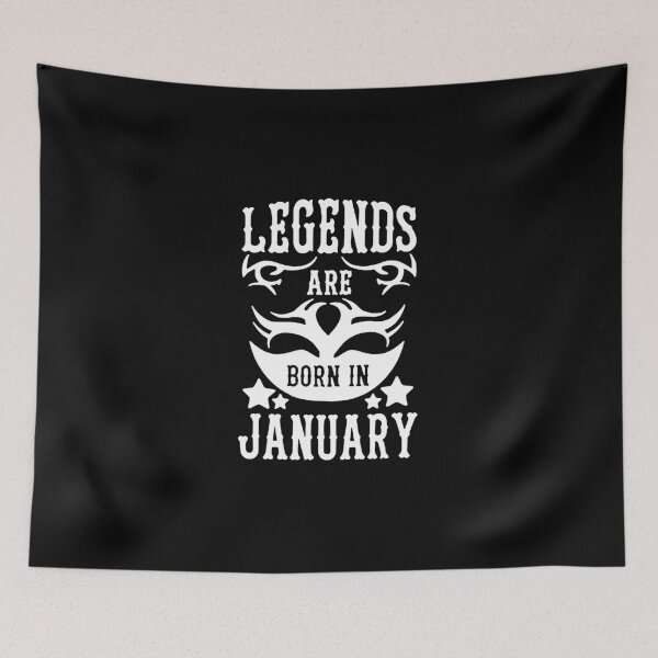 Artikelvorschau, Trust me Legends are born in January Chains Gift Premium Apparel Funny Holiday Xmas entworfen und verkauft von DesignByHeartUK.
