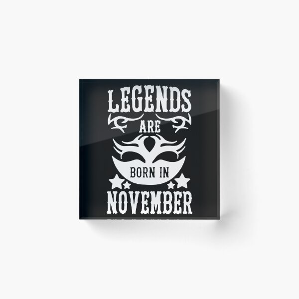 Item preview, Trust me Legends are born in November Chains Gift Premium Apparel Funny Holiday Xmas designed and sold by DesignByHeartUK.