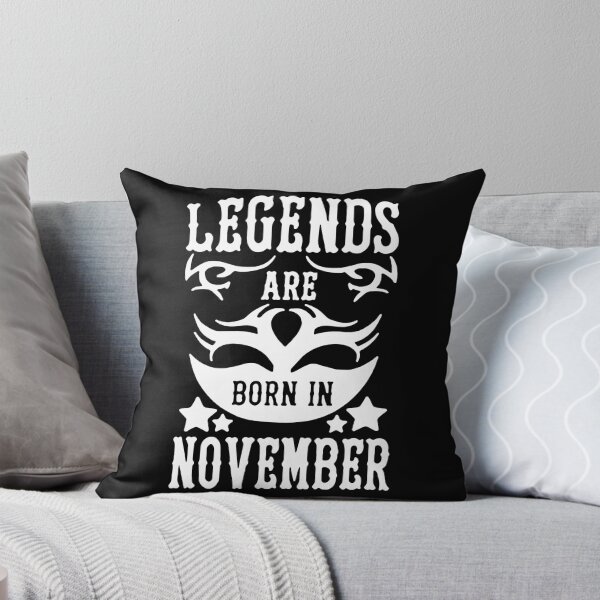 Artikelvorschau, Trust me Legends are born in November Chains Gift Premium Apparel Funny Holiday Xmas entworfen und verkauft von DesignByHeartUK.