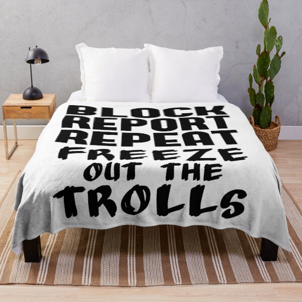 Item preview, Block Report Repeat, How to Deal With Trolls designed and sold by AloraDawnEve.