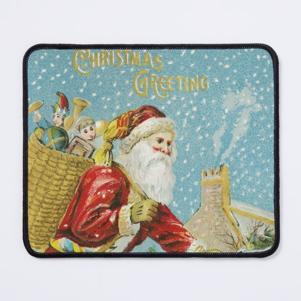 Artikelvorschau, Weihnachtsmann | Weihnachtsgruß (ca. 1900s) | Weihnachten | Miriam und Ira D. Wallach Kunstgemälde entworfen und verkauft von Depic Spirit.
