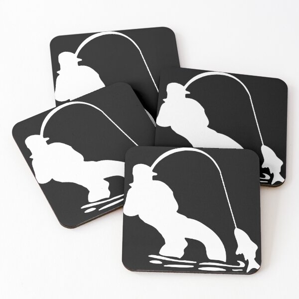 Item preview, Love Fishing Born to go fishing Forced to work Fisherman Stick Figure Holding Fish Bones I love Fishing Art Design Happy Apparel Essential Inspiration Joy Mood Funny designed and sold by DesignByHeartUK.