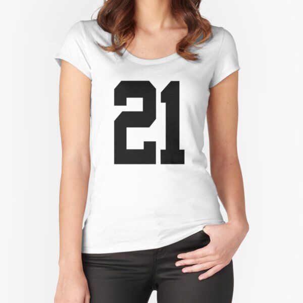 21 American Football Classic Vintage Sport Jersey Number in black number on  white background for american football, baseball or basketball Poster by  Marcin Adrian