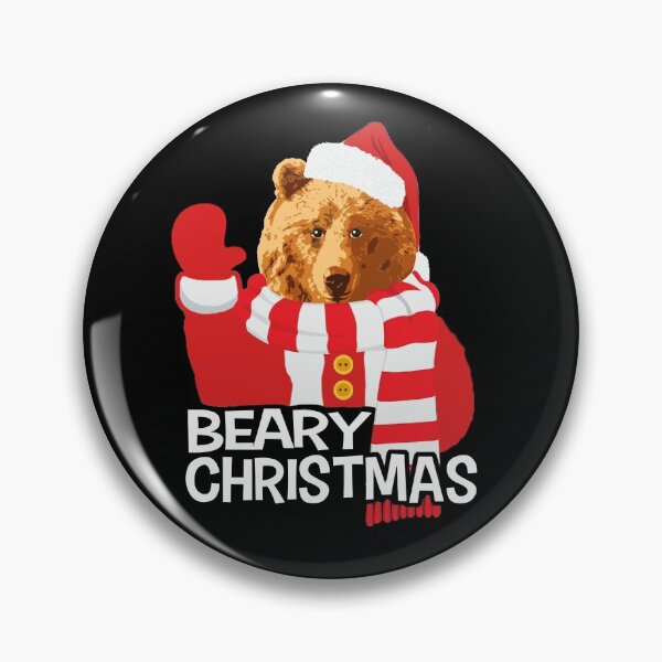 Artikelvorschau, Beary Weihnachten Lustiger Bär Weihnachtsmann entworfen und verkauft von Dmetalx Art Apparel.
