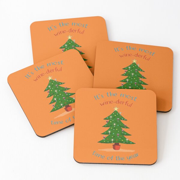 Item preview, Most wine-derful time of the year Christmas print designed and sold by Maddy Bennett.