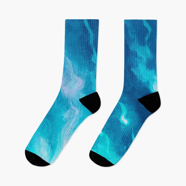 Item preview, Blue And Aqua Rivers Of Sky Abstract Art designed and sold by DEC02.