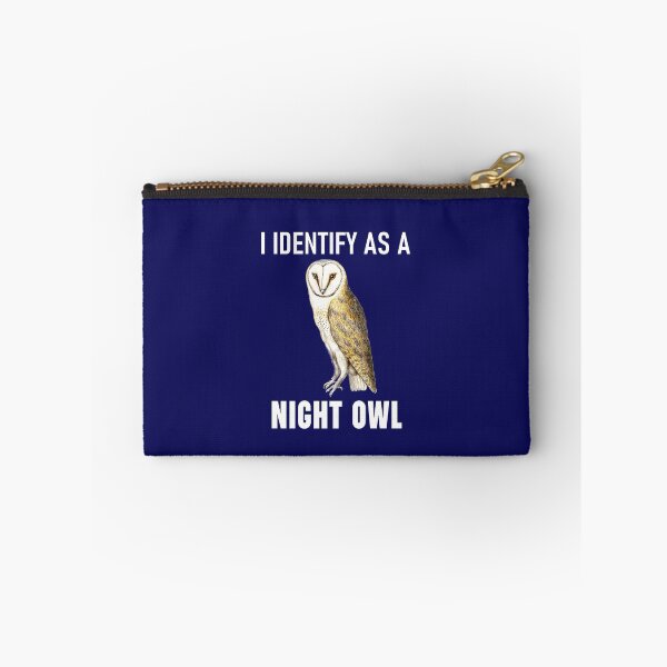 Item preview, Funny Anti-Morning Person I Identify As A Night Owl designed and sold by StudioTina.