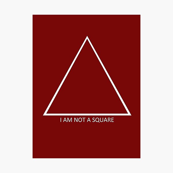 Item preview, are you a square? designed and sold by GradientPowell.
