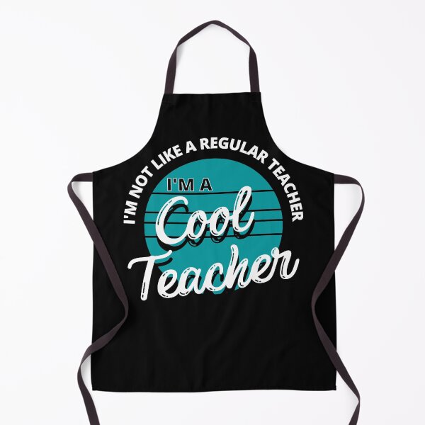 Aperçu de l'œuvre « Je ne suis pas comme un professeur ordinaire, je suis un professeur cool Retro Turquoise - » par Boo-da-chay créée et vendue par Boo-da-chay.