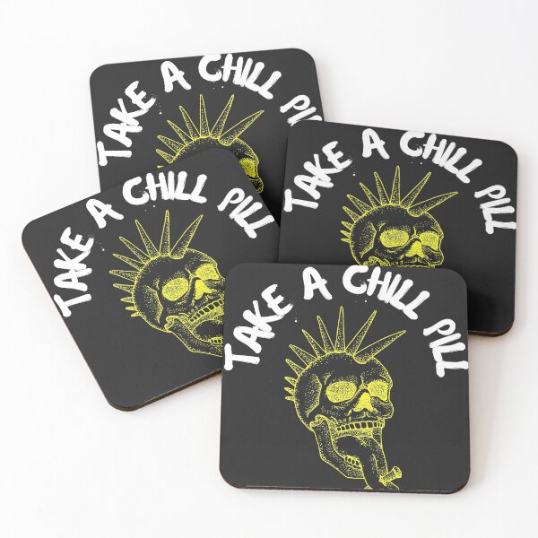 Item preview, Take a Chill Pill designed and sold by MetalRockProg.