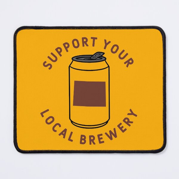 Item preview, Support Your Local Brewery Wyoming designed and sold by fearcity.