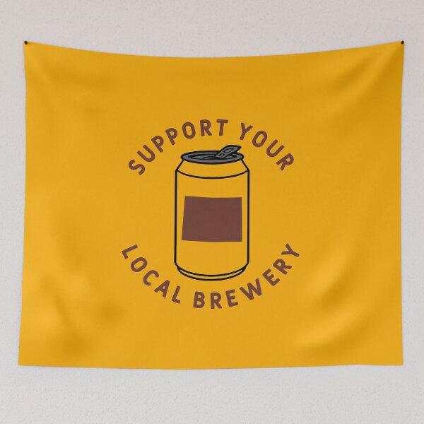 Item preview, Support Your Local Brewery Wyoming   designed and sold by fearcity.