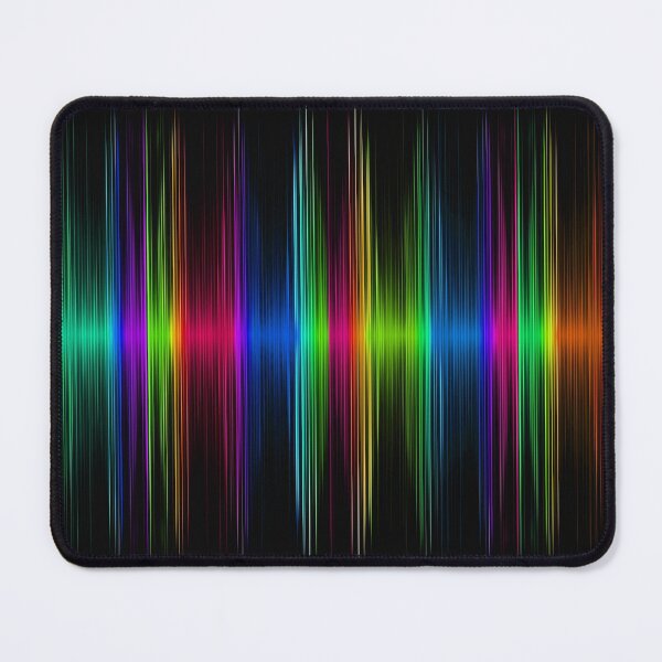 Item preview, Abstract multicolored sound on black. designed and sold by IaroslavB.