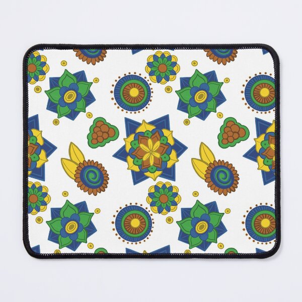 Mandala Floral Doodle Mouse Pad