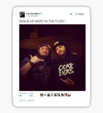 Desus & Mero: White Desus Sticker