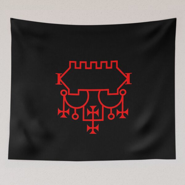 Item preview, Belial sigil - Goetia (uncircled / red) designed and sold by Shadow Kingdom.