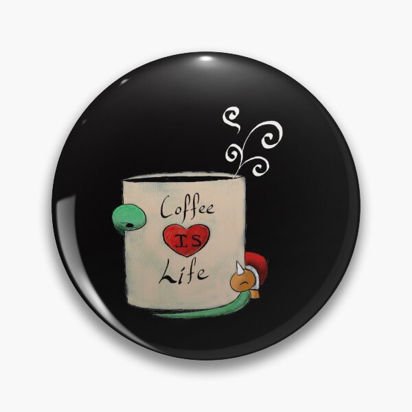 Item preview, Coffee is life! designed and sold by DarkWolfTees.