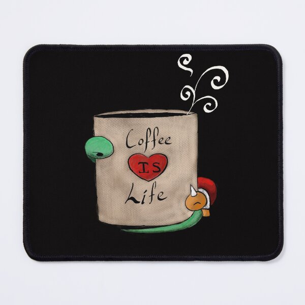 Item preview, Coffee is life! designed and sold by DarkWolfTees.