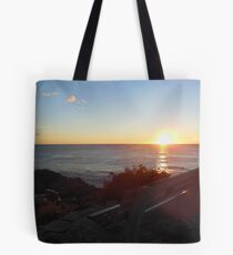 Bench at Sunrise Tote Bag