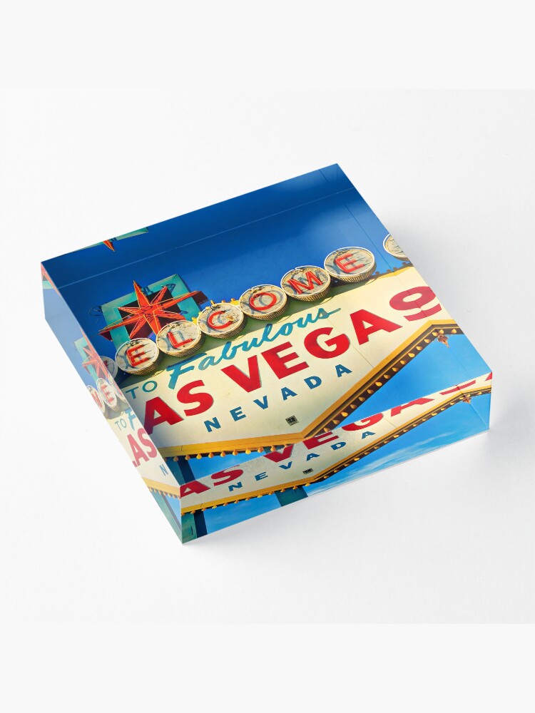 Welcome to Las Vegas sign | Acrylic Block