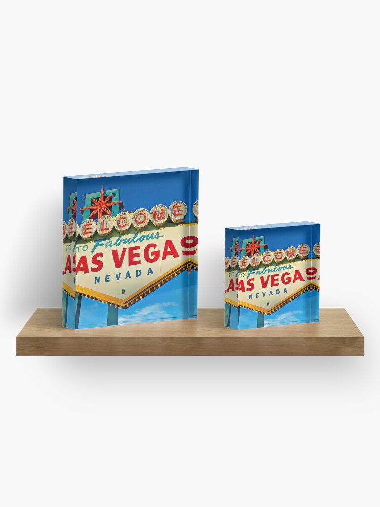 Welcome to Las Vegas sign | Acrylic Block