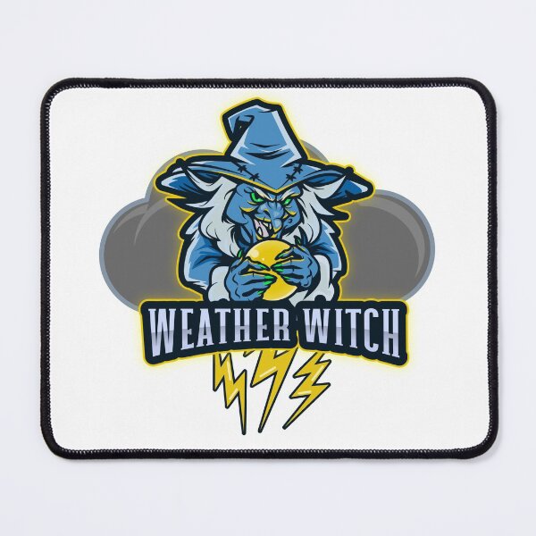 Item preview, "Weather Witch" funny, simple design. Perfect gift for weather enthusiasts and professionals designed and sold by MihaiER.