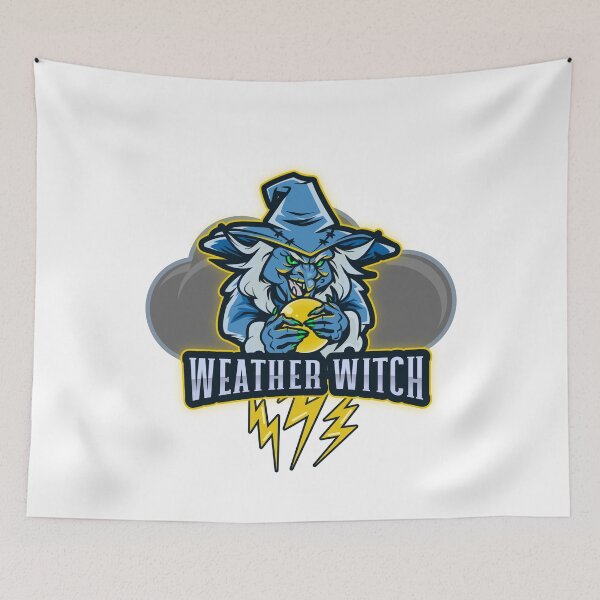 Item preview, "Weather Witch" funny, simple design. Perfect gift for weather enthusiasts and professionals designed and sold by MihaiER.