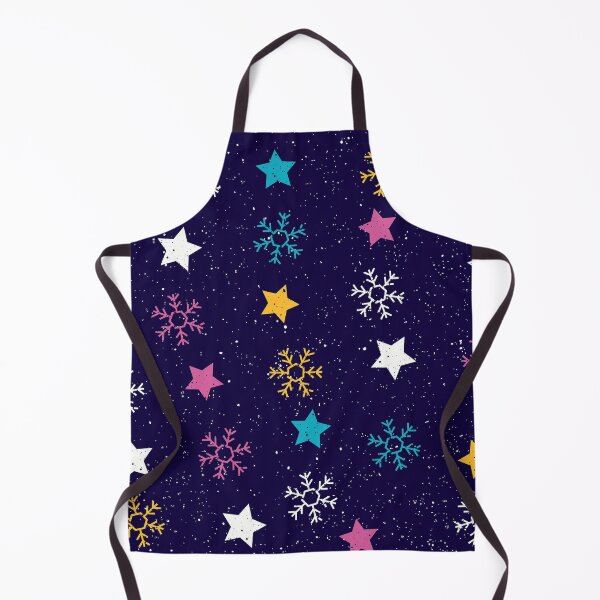 Item preview, Contemporary Pink, Blue, Yellow Snowflakes And Stars Pattern designed and sold by DEC02.